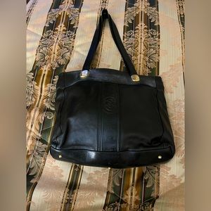 Marino Orlandi vintage leather tote bag